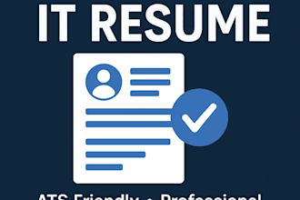 write a professional resume and linkedin profile for IT roles