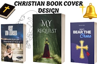 design a professional christian book cover, amazon kdp cover and ebook cover