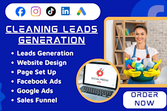 generate commercial cleaning leads, cleaning clients, house cleaning leads
