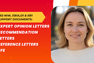 deliver expert letters for eb1a eb2 niw o1 visa