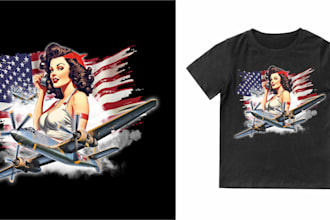 design custom automotive or streetwear t shirt