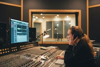 create custom track for your vocals pop hip hop rock edm indie