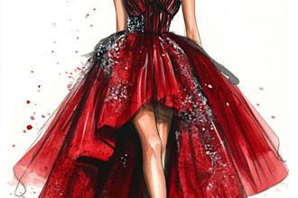 draw a fashion illustration or sketch