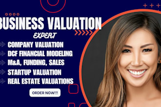 cpa business valuation, company valuation, dcf financial analysis, cma, bpo, bov