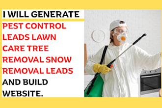 generate pest control lawn care tree removal removal snow removal and website