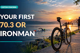 create a custom triathlon training plan for half ironman or ironman