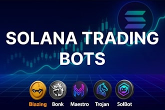 build solana copy trading bot, market maker bot, solana liquidity bot volume bot