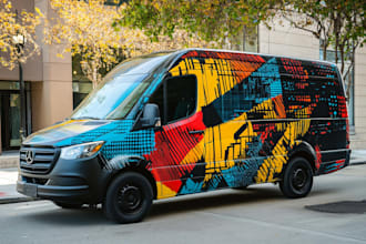 create professional car wrap , vehicle wrap
