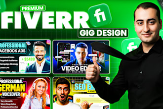 design best fiverr gig image thumbnail, gig image, gig picture, gig cover