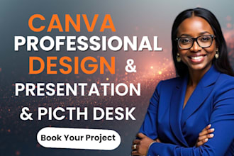 design a powerpoint presentation and pitch deck