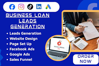 generate business loan leads, mca leads and business loan leads