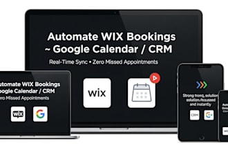 automate wix booking data to google calendar your CRM