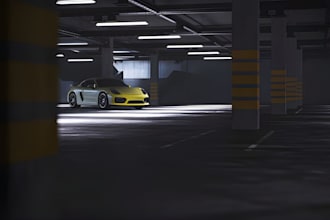 design 3d interior car garage, 3d showroom rendering, 3d modelling