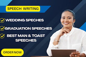 write speech writing wedding speech graduation speech best man toast speech