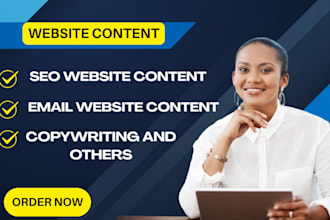 write seo website content emails and other copywriting