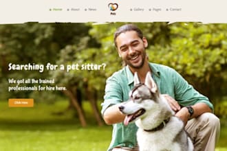 design redesign wix pet grooming website pet salon website pet sitting website