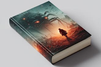 do fantasy book cover, thriller book cover design