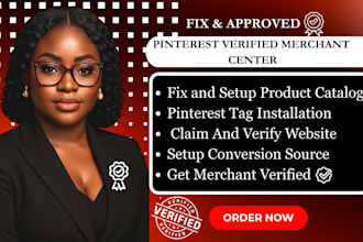 fix and verified all pinterest merchant issues and errors