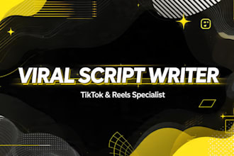 create viral tiktok and instagram reel scripts