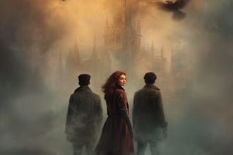 create a urban book cover design, fantasy or fiction