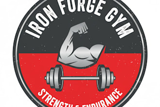 create a fitness gym logo