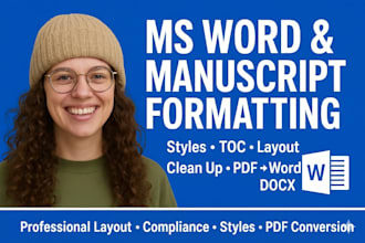 edit ms word, format, design, and fix  microsoft word document professionally