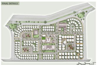 renovate urban planning,architectural site development plan,community masterplan