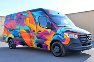create professional car wrap , vehicle wrap