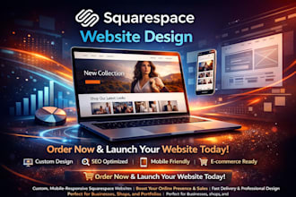 build squarespace website, squarespace redesign, website development