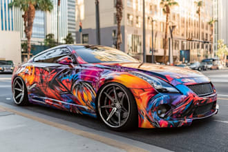 professional vehicle wrap design, car wrap