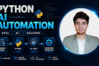 integrate ai apis and build python automation workflows