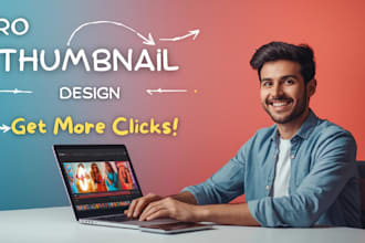 design for you clickable and professional thumbnails