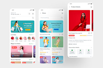 create ecommerce app, multi vendor app, marketplace app, store shopping app