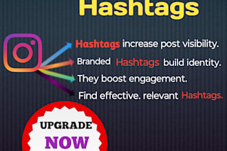 research personalized hashtags to grow organlcally instagram