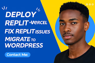 deploy replit app to vercel fix replit integrate supabase migrate to wordpress
