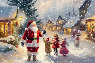 create festive holiday christmas design illustration