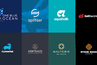 craft modern minimalist professional highly business logo design