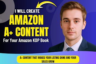 create amazon a plus content, amazon kdp books, amazon ebc, amazon content, ebc