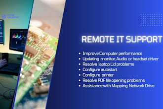 provide desktop IT support and troubleshoot hardware and software issues