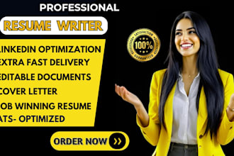 write ats optimized resume, executive resume, cover letter bio, linkedin for CEO