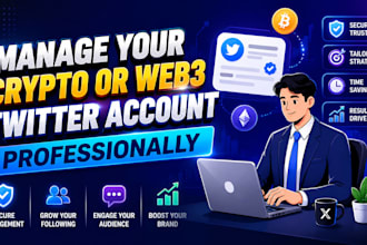 manage your crypto or web3 twitter account professionally