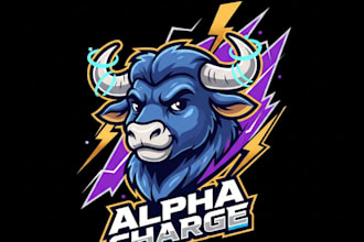 do vector  unique buffalo mascot logo with t shirt design