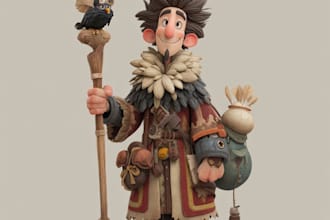 sketch your cartoon character