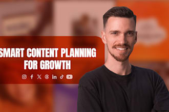 plan your monthly social media content with ideas strategy
