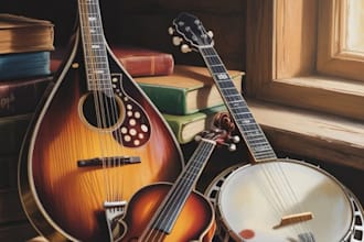 produce country mandolin, fiddle, banjo, harmonica track  for your song