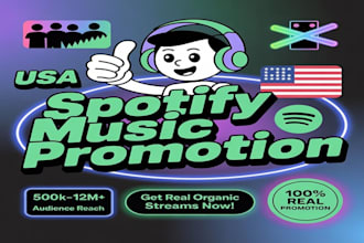 usa music promotion, spotify music promotion