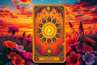 design a custom tarot card oracle card art zodiac card tarot card design