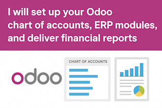 setup chart of accounts, module integration and financial reporting in odoo