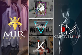 design clothing brand, street wear, y2k, apparel and fashion logo
