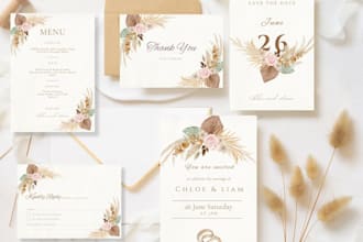design a wedding invitation card